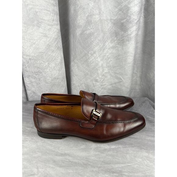 Magnanni Other - Men's Magnanni Brown Leather Loafers Size 11.5
